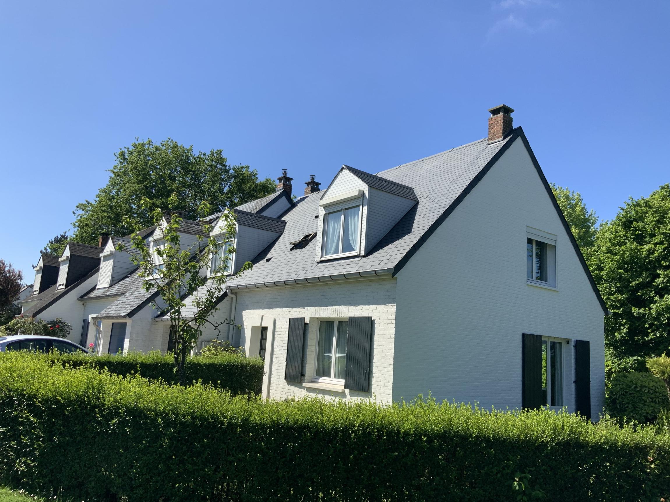 Toiture et façade nettoyé